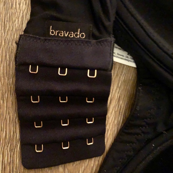 Bravado Designs Black Nursing Bra 38D | Molded Cup Padded Wireless Comfort Bra - Picture 2 of 6